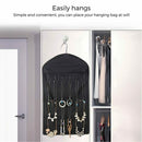 Closet Hanging Jewelry Organizer Necklace Storage Holder Travel Display Cas Z7G5