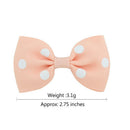20Pcs Baby Girls Dot Hair Bows Band Boutique Alligator Clip Grosgrain Ribbon MO