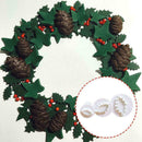 3x/Set Xmas Holly Leaf Plunger Mould Fondant Cookies Cake Sugar Craft Mold V5J5