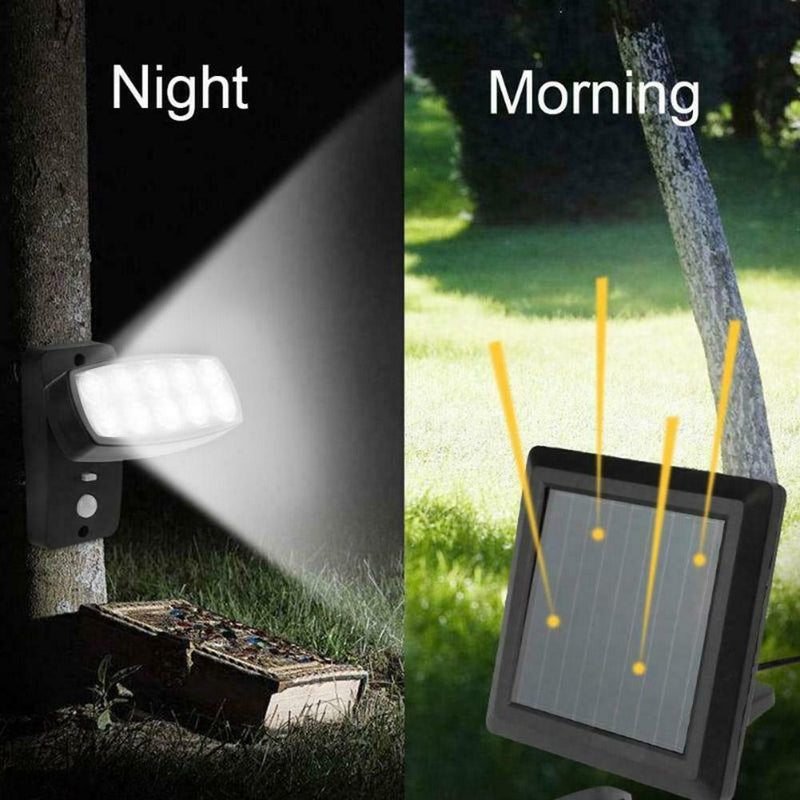 Waterproof 10 LED Solar Light Motion Sensor Outdoor Garden Yard Wall Lamp