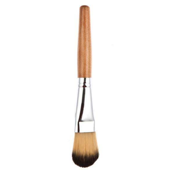 5pcs Makeup Cosmetic Blush Brush Eyebrow Foundation Powder Brushes Wood