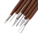 6x Clay Sculpting Wax Carving Pottery DIY Tools Shapers Polymer Modeling Gift 3C