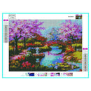 5D DIY Full Drill Diamond Painting Park View Cross Stitch Embroidery Mosaic