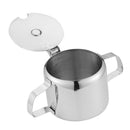 Stainless Steel Sugar Bowl Condiment Pots Seasoning Dispenser Container 10oz