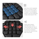 Motorcycle Air Seat Cushion Pressure Relief Ride Seat Cushion TPU Water-Fil V8B7