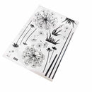 black dandelion bedroom wall stickers household adornment home wall stickers M&O