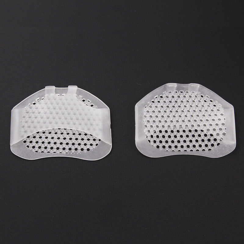 Silicone Gel Insoles Pads Cushions Forefoot Pain Support Front Feet Care
