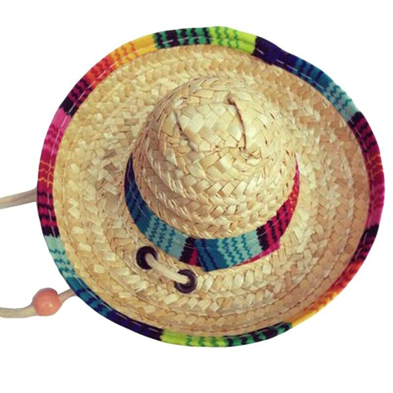Dog Hat Hat, Mini Straw Hat Hats Mexican Hats Hat Party Hats For Small Pets L1C6