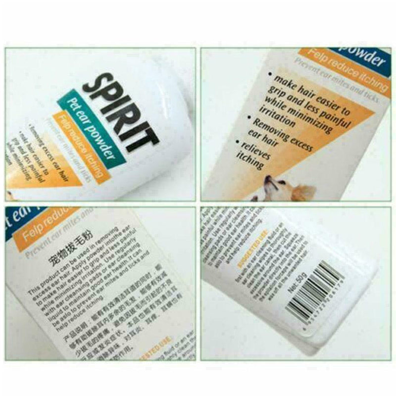 50gPet Clean Ear Powder Cat Dog Grooming Ear Canal Clean Powder X6K6 Health B1K9