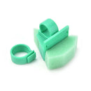 Dental Plastic Endo Clean Measuring Finger Stand Holder Ruler Finger-Ring.AU