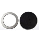2 Round Metal Jewelry Watch Gift Box Case 3.54x3.54x2.36" HOT J5B1