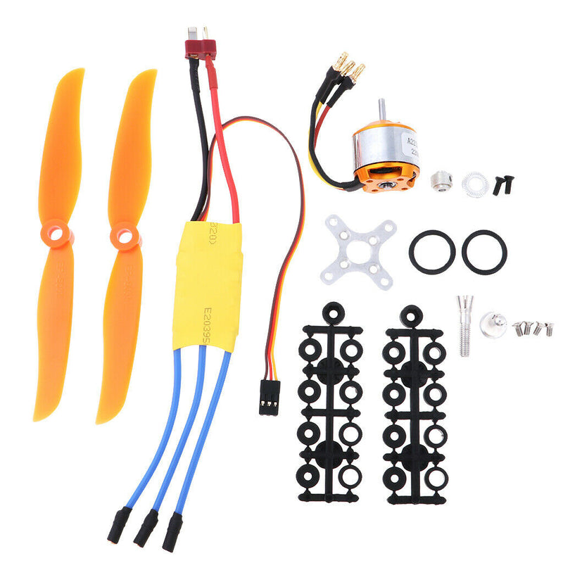 Set Brushless Motor (2200KV) and ESC Electric Speed Controller (30A) and