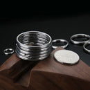 25mm 316 Stainless Steel Key Rings Heavy Duty Split Rings Anti-lost 10PCS