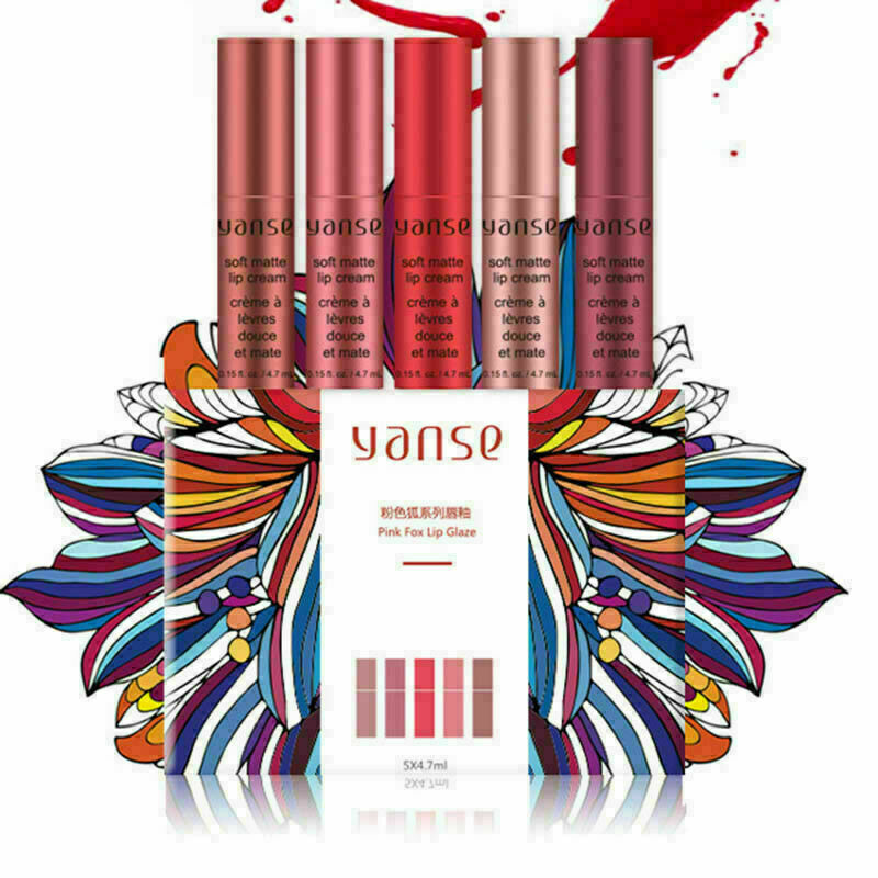 Waterproof Long Lasting Liquid Matte Lipstick Lip Liner Makeup-SetKit S8L0 Q3M2