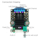 Digital Amplifier Audio Board TPA3116 Power Audio Amp 2.0 Class D Amplifier