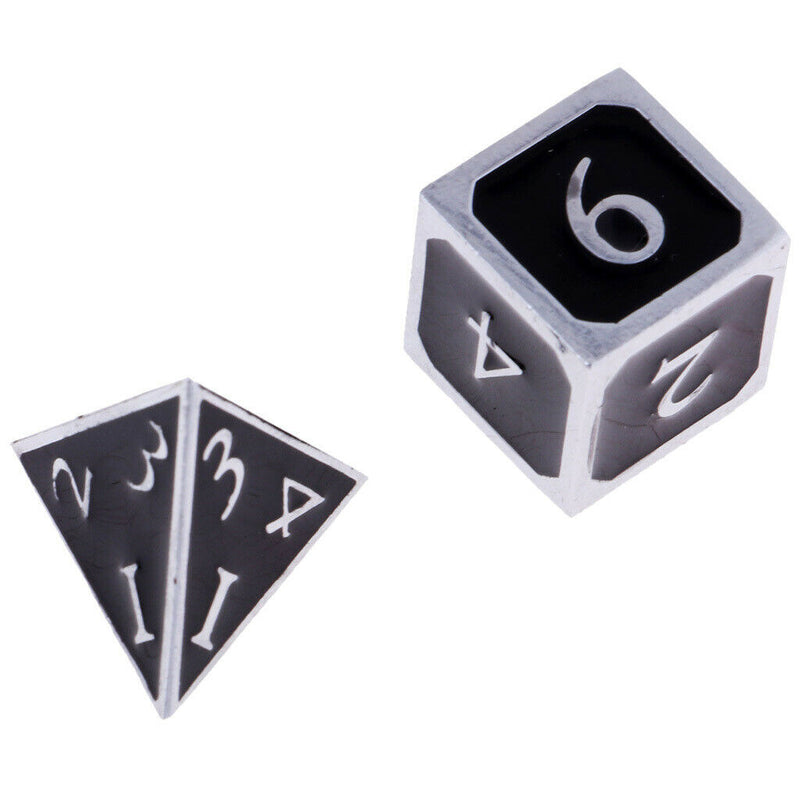 1 Set of 7 Dice D4 D6 D8 D10 D12 D20 16mm Polyhedral Dice for D&D Role Games