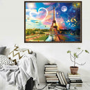 5D DIY Full Drill Diamond Painting Eiffel Tower Cross Stitch Mosaic Craft