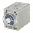 DC 12V 0-30 Seconds 30s Electric Delay Timer Timing Relay DPDT 8P w Base A9M1