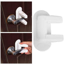 Plastic Kids Safety Door Lever Lock Protection Doors Handles Security Latch SN9F