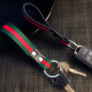 Men Fashion Leather Metal Car Keychain Keyring Purse Bag Key Chain Ring Keyfob