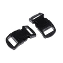 40pcs 10mm Mixed Curved Side Release Plastic Buckle for Paracord Bracelet
