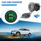 Car Boat Motorcycle Touch Switch 3.1A Dual USB Charger Socket with 2 Terminals