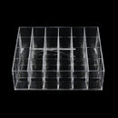 Clear 24 Makeup Lipstick Cosmetic Storage Display Stand Racks Holder Organizer U