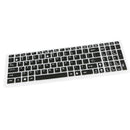 2pcs Foldable Keyboard Cover Keypad Skin Fit for ASUS Laptop Pink & Black