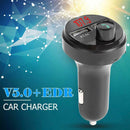 A165 Bluetooth Handsfree Car Kit FM Transmitter MP3 Player Dual USB Charger