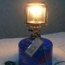 Portable Outdoor Camping Picnic Butane Gas Lantern Tent Light Lamp Candle J3Q3