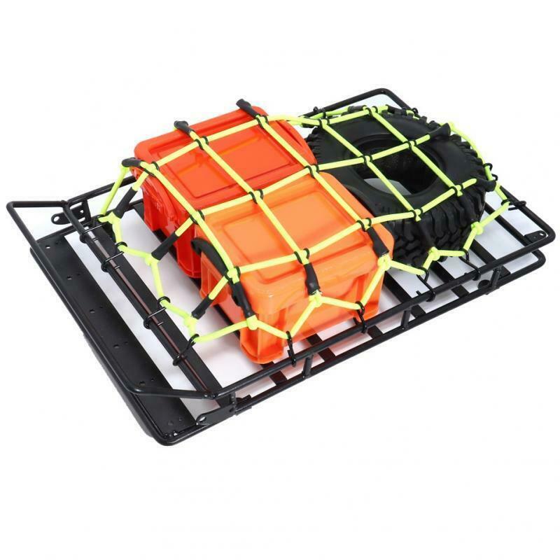 1:10 Elastic Rubber Luggage Net Yellow for Axial SCX10 Traxxas TRX4 RC Cars