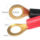 1Ft Car Male Cigarette Lighter Male Plug Adapter To Battery Ring Terminal H