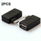 Micro 90 Degree OTG Adapter USB 2.0 Host Left/Right Angle For Phone/Tablet