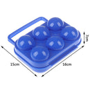 Outdoor Tableware Portable Camping Picnic BBQ Egg Box Container Egg Storage  Kw