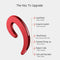 Y-12 Wireless Bluetooth Earphone Bone Conduction Earhook Headphone (Red)