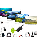 Black DC 5V 10m Bluetooth 4.2 3.5mm Audio Music Transmitter Stereo Adapter