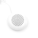 Mini White Dual Stereo 3.5mm Pillow Speaker For MP3 MP4 Player Phone CD Rad ï¼D