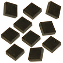 10pcs Solid Membrane Glue for Bamboo Flute Chinese Dizi Parts, 2 x 2 x 0.5cm