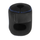 Soft SBR Fishing Reel Wheel Storage Bag Protective Cover Case Pouch Black