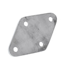 6mm 316 Stainless Steel Heavy Duty Marine Boat Diamond Pad Eye Plate, 2PACKS