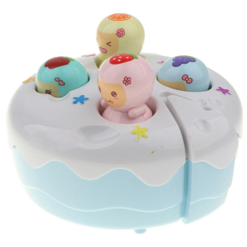 Party Favors Kids Toys Electric Play Cake Fruit Hammer Hamster with Music
