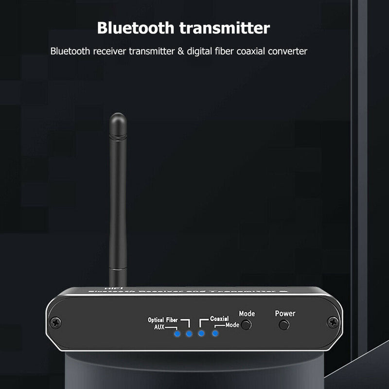 D09 Coaxial Toslink to Analog Wireless Audio Converter Bluetooth 5.0 Adapter