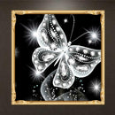 Rhinestones Butterfly Painting 5D Diamond Embroidery DIY Cross Stitch Kit