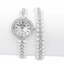 Duoya Brand Korea Luxury Brand Pearls Bracelet Watch Women Female Ladies Dr