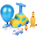 Children Inertial Balloon-Powered Car Toys Kindergarten Educational Puzzle A