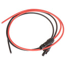 Pair of Solar Panel PV Cable Wire Male & Female MC4 Connectors Red & Black JC,a