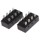 2pcs 12A 250V 3 Position 8 Pin Toggle Slide Switch LQ-103H Hair Dryer SwitchSA3C
