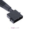 4pin IDE Molex to 4-Port 3Pin/4Pin Cooler Cooling Fan Splitter Power Cable