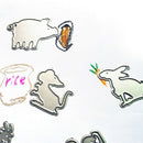 Chinese Zodiac cutting dies stencil scrapbook album paper embossing craft  Z