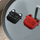 2 Pack Little Girls Purses Cute Cat Shoulder Crossbody Bag (Red And Black)